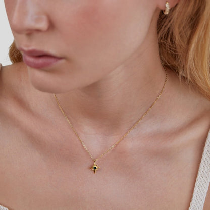 Gidsster Smaragd Kristallen Ketting