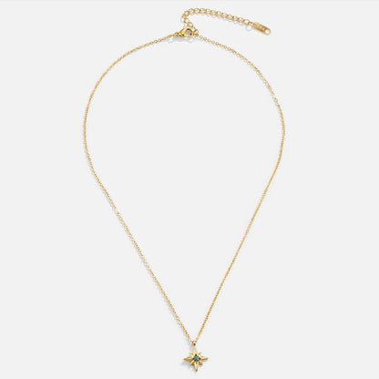 Gidsster Smaragd Kristallen Ketting