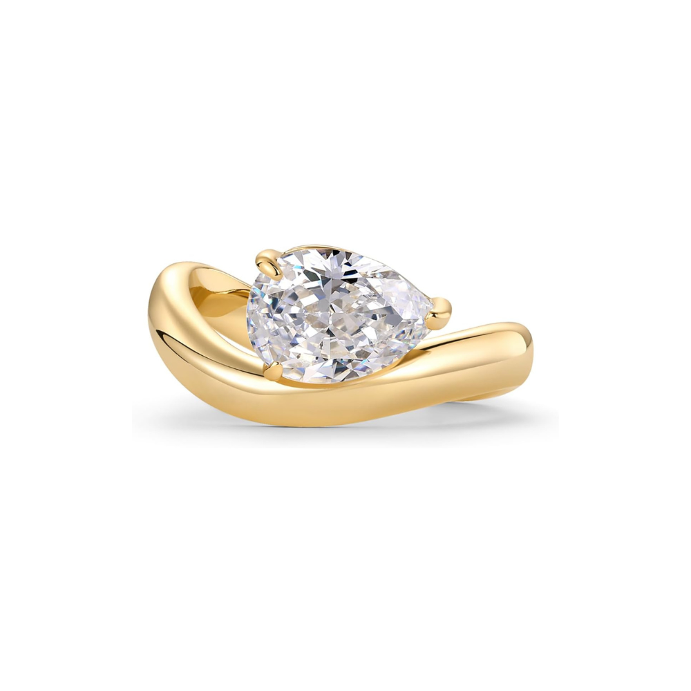Wavy Promise Ring | Goud