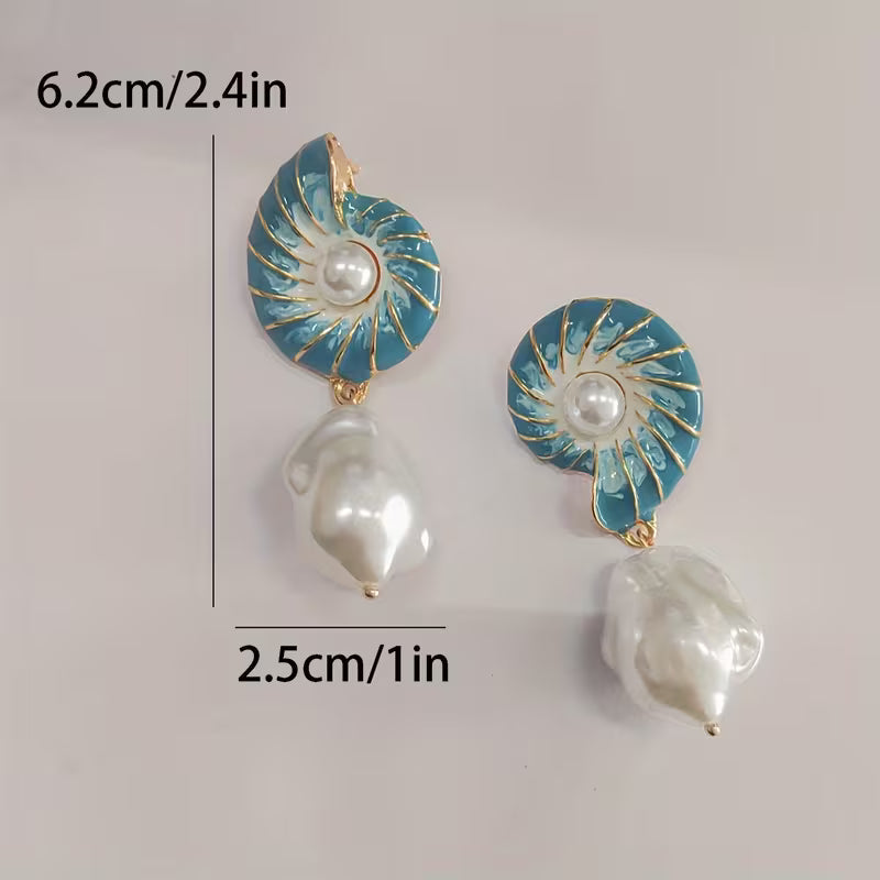 Seashell Parel Oorbellen