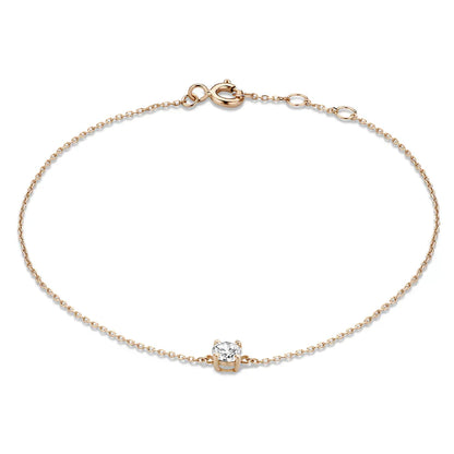 Cléa Moissanite Steen Armband | Goud