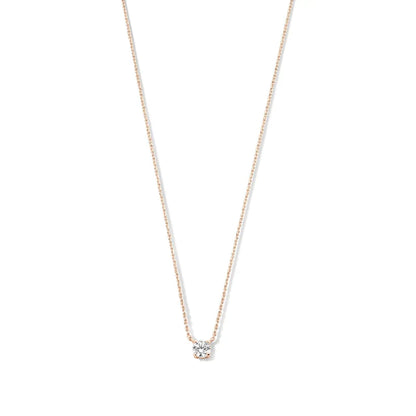 Cléa Moissanite Steen Ketting | Goud