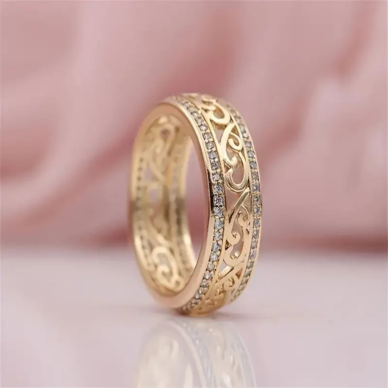 Shiny Hollow Gouden Ring | Goud