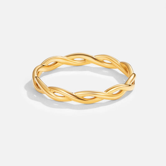 Infinity 18K Gouden Twist Ring