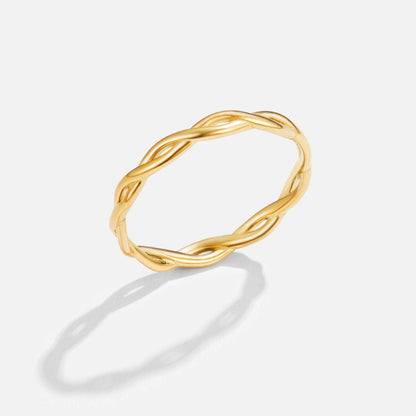Infinity 18K Gouden Twist Ring