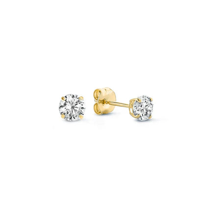 Larmes de Lune Steen Stud Oorbellen | Goud