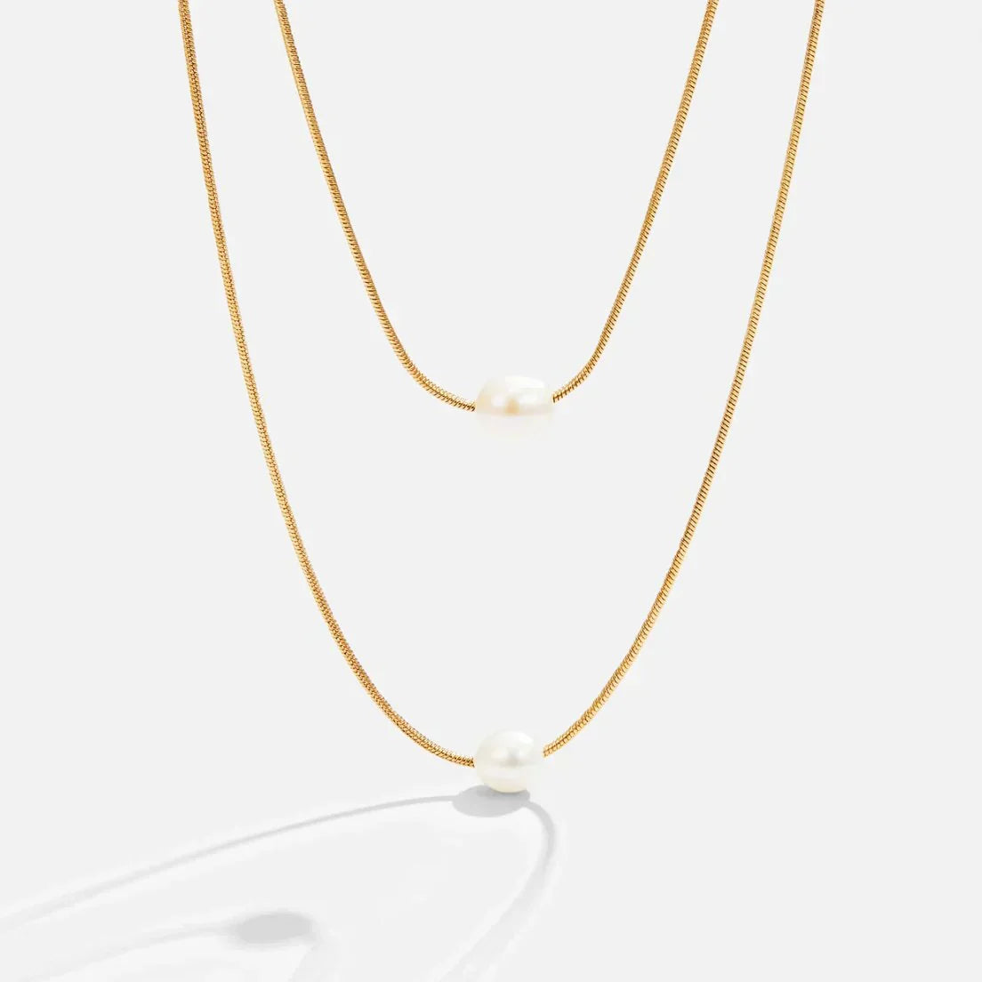 Sophisticated Gelaagde Parel Ketting