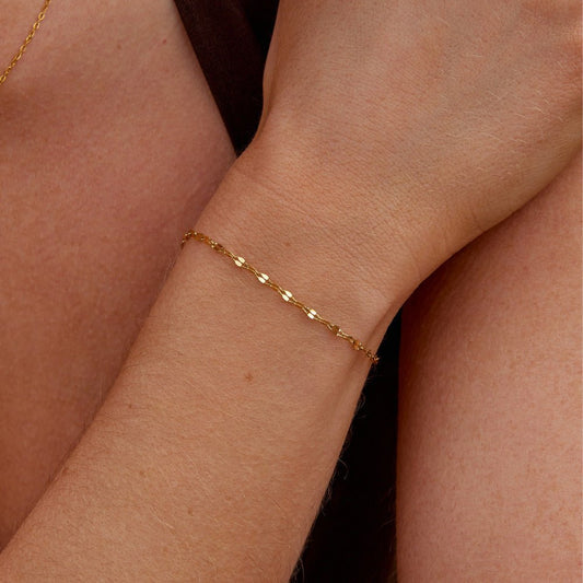 Leila Gouden Kettingarmband