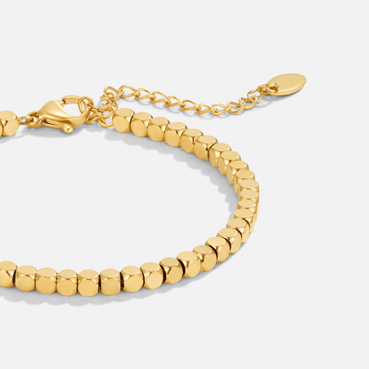 Lexi 18K Gouden Cube Armband
