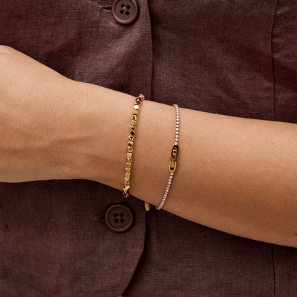 Lexi 18K Gouden Cube Armband