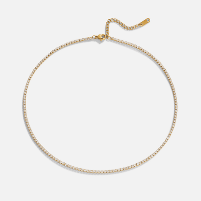 Cordelia Gouden Kristallen Ketting