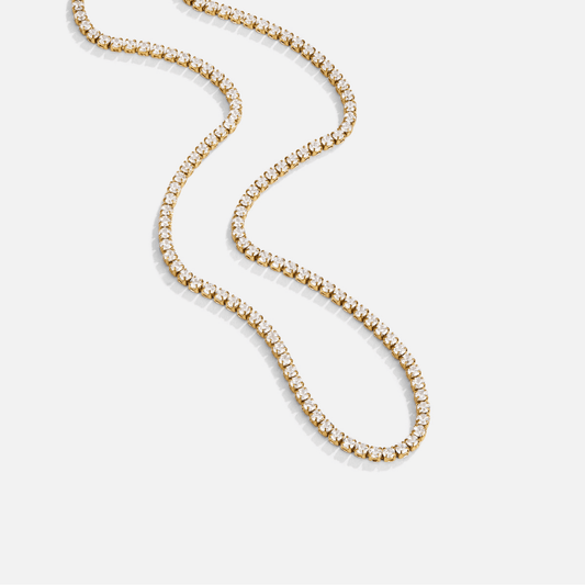 Cordelia Gouden Kristallen Ketting