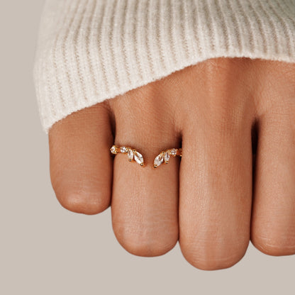 Lily Crystal Gold Wijnring