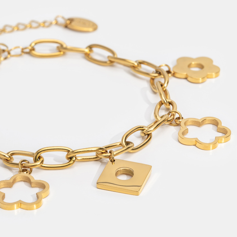 Geluks Daisy Bedelarmband