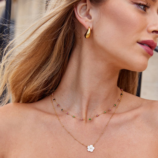Lulu Lente Beaded Stone Ketting