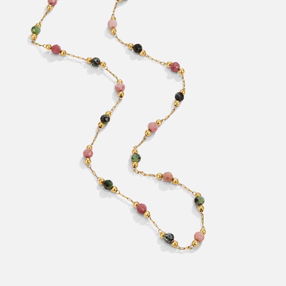 Lulu Lente Beaded Stone Ketting
