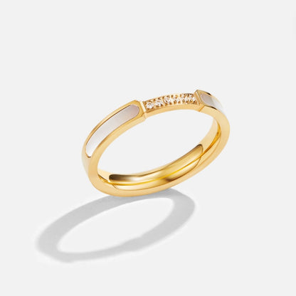 Moeder van Parel & Kristallen Ring