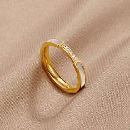 Moeder van Parel & Kristallen Ring