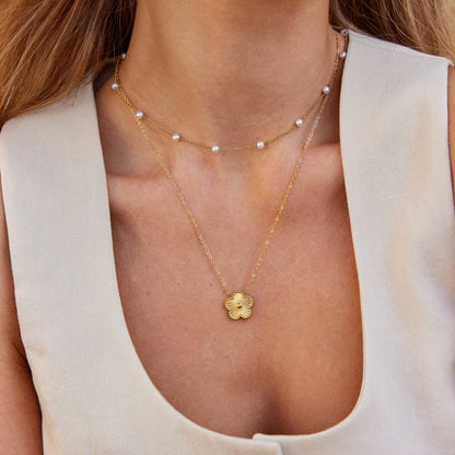Nura Pearl 18K Gouden Ketting