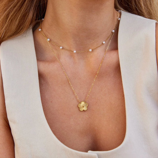 Nura Pearl 18K Gouden Ketting