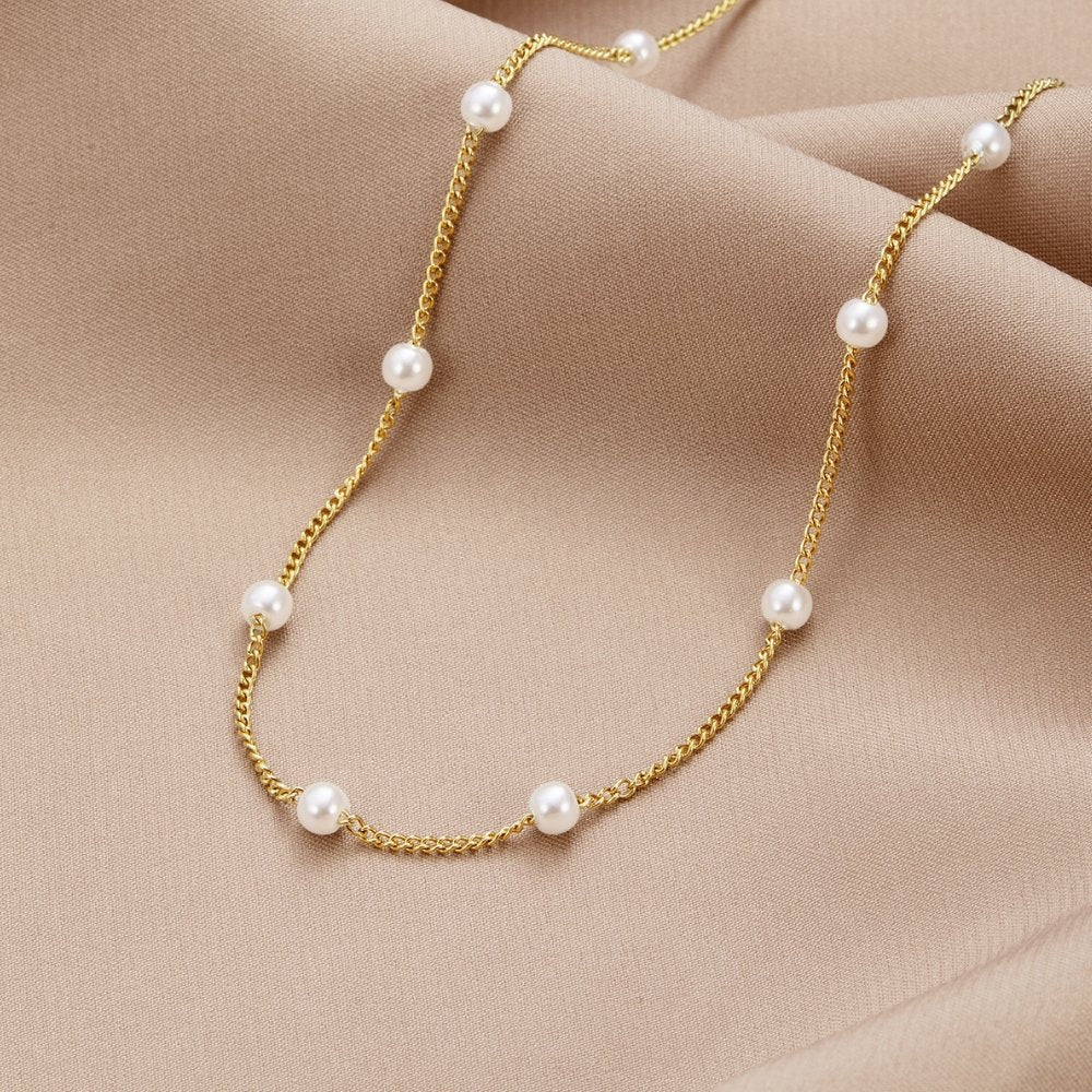 Nura Pearl 18K Gouden Ketting