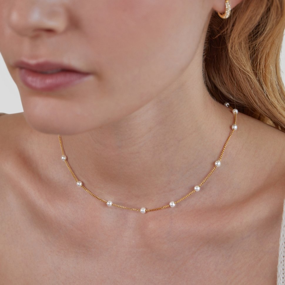 Nura Pearl 18K Gouden Ketting