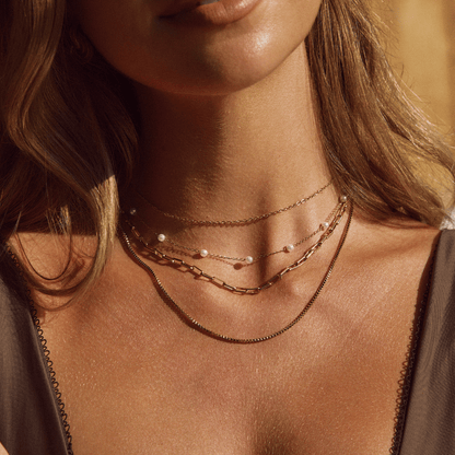 Nura Pearl 18K Gouden Ketting