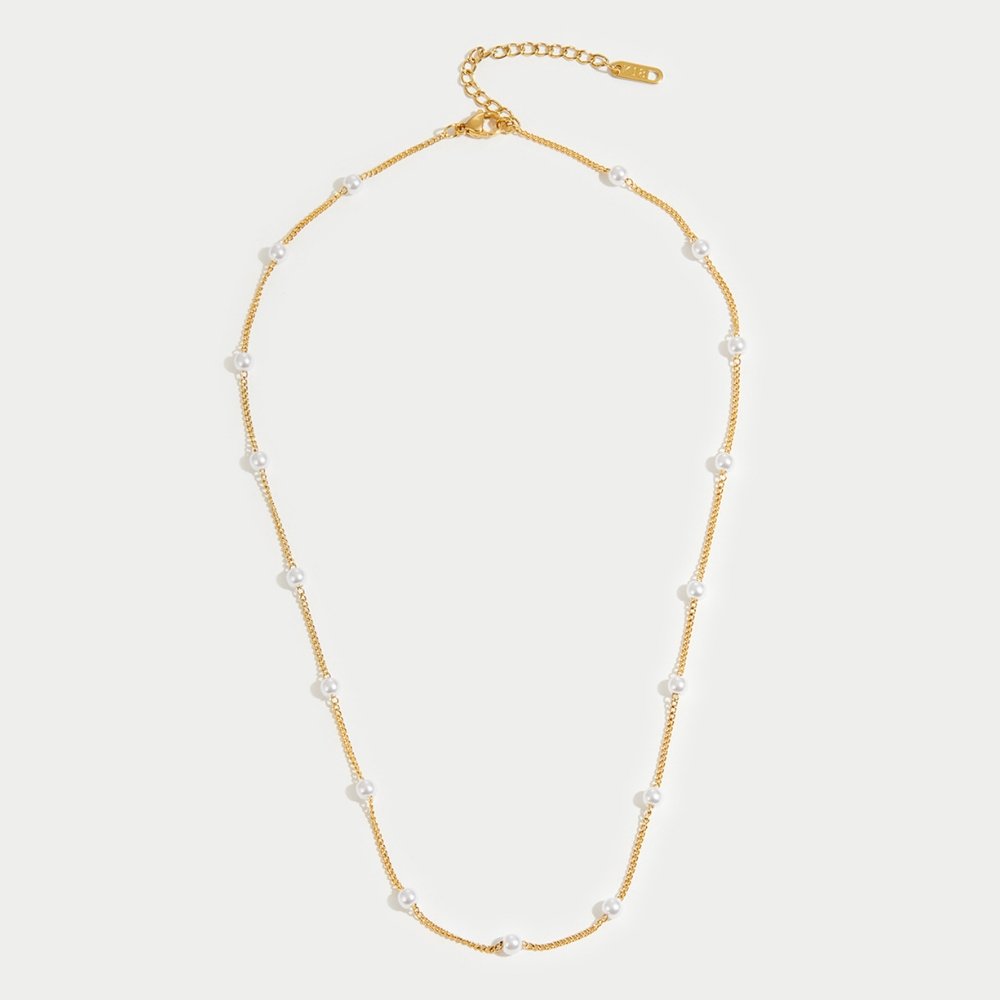 Nura Pearl 18K Gouden Ketting