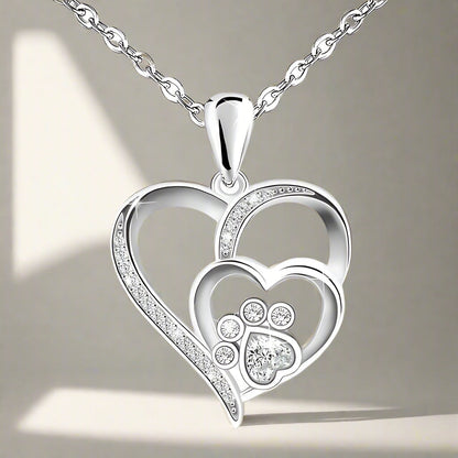 Inolt™ | Pootje & Hart Ketting in Zilver