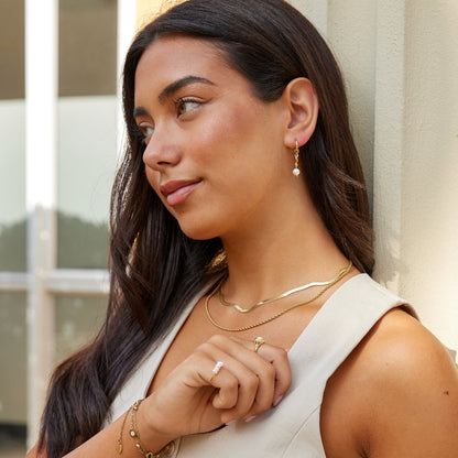 Rini Parels Tassel Oorbellen