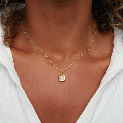 Riva Maansteen Hanger Ketting