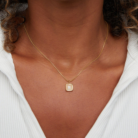 Riva Maansteen Hanger Ketting