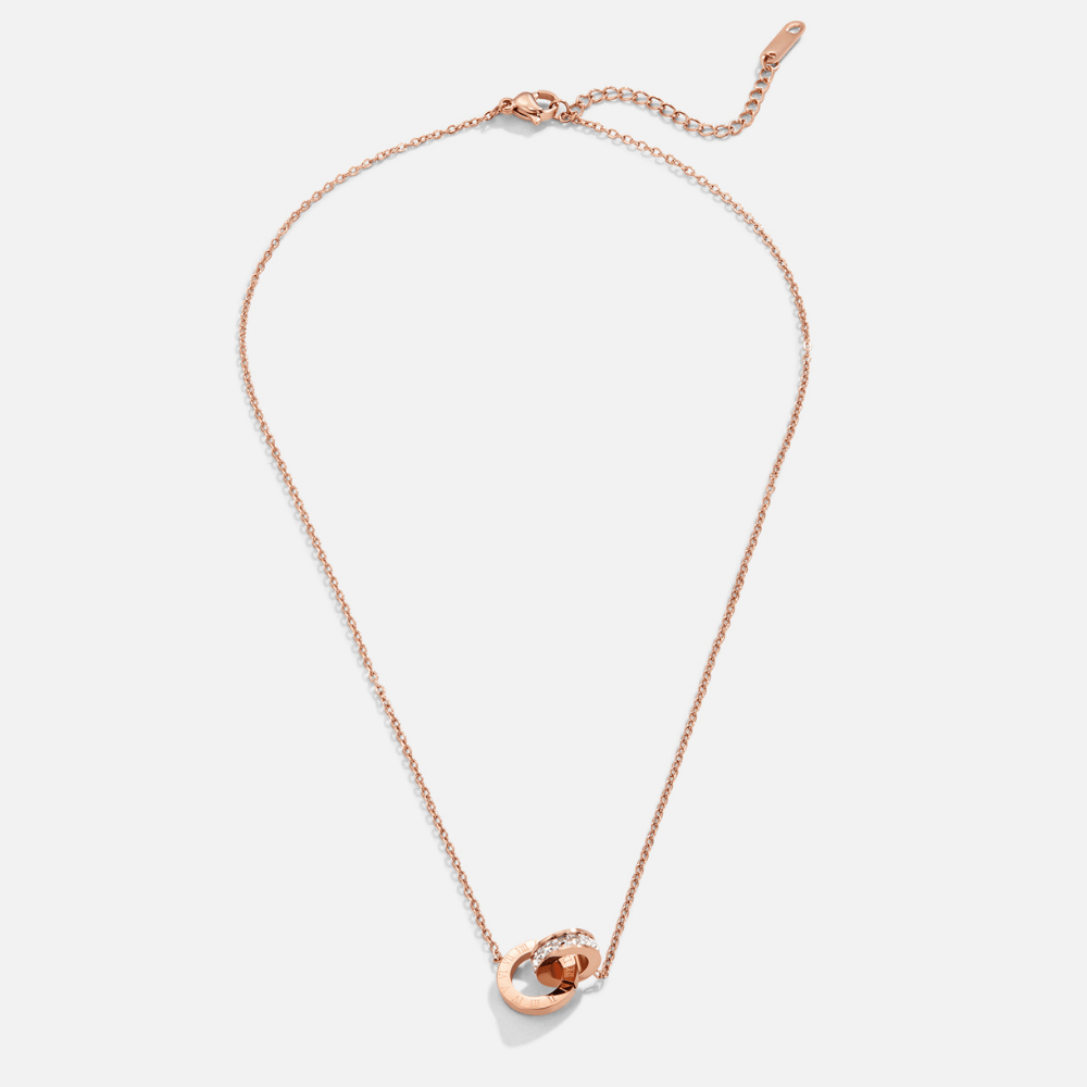 Roze Gouden Infinity Ketting