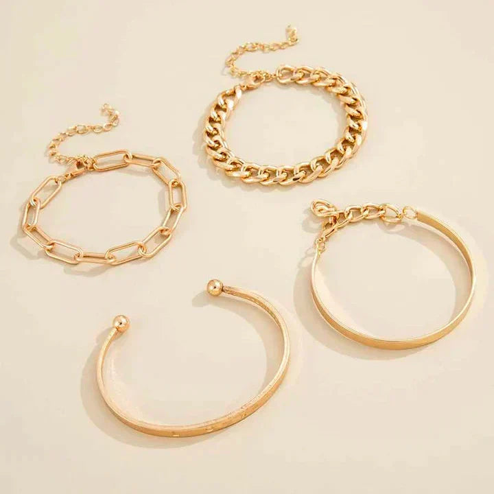 Elan Mercer Armband Set | Goud