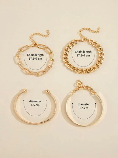 Elan Mercer Armband Set | Goud