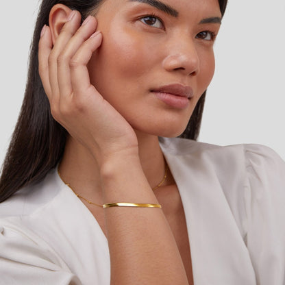 Sarya Slangenketting Gouden Armband