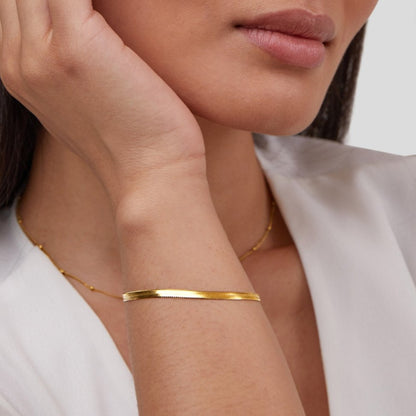 Sarya Slangenketting Gouden Armband