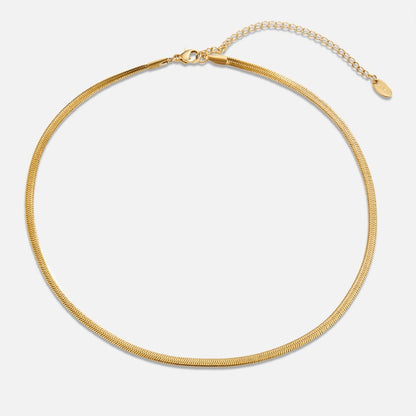 Sarya Slangenketting Gouden Halsketting