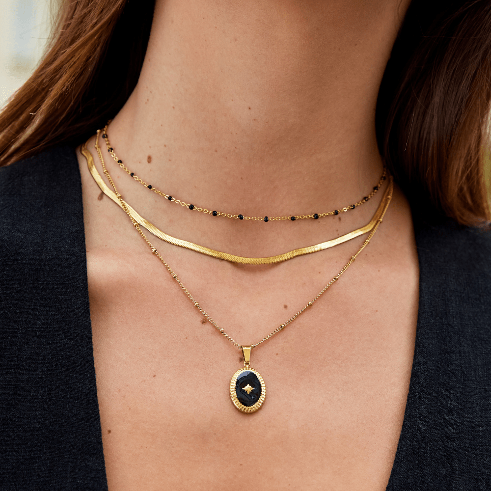 Sarya Slangenketting Gouden Halsketting