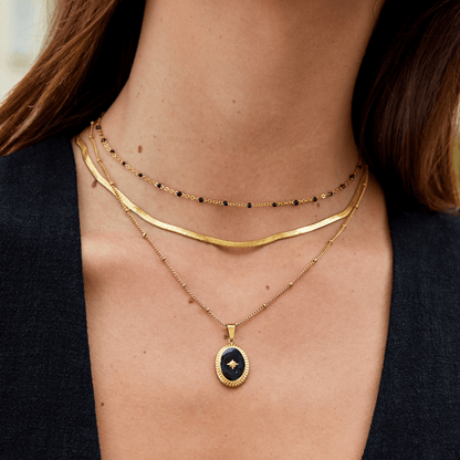 Sarya Slangenketting Gouden Halsketting