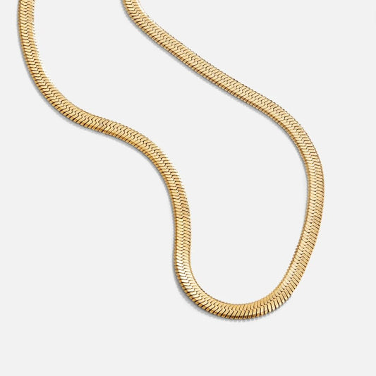 Sarya Slangenketting Gouden Halsketting