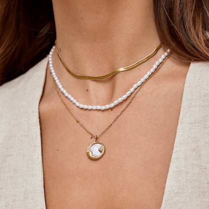 Sarya Slangenketting Gouden Halsketting