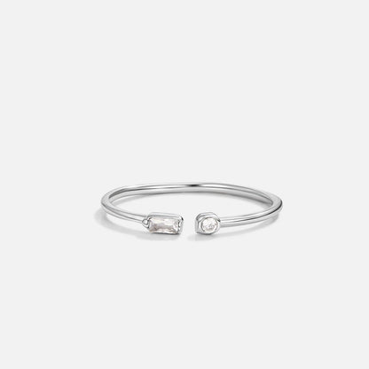 Serena Zilveren Kristallen Ring