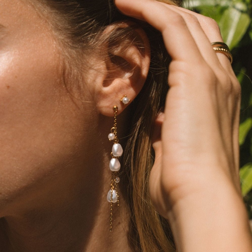 Sofia Parel Stud Oorbellen