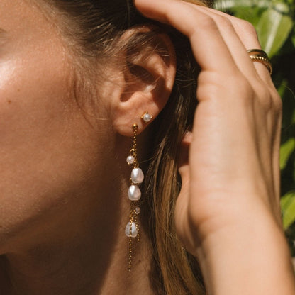 Sofia Parel Stud Oorbellen