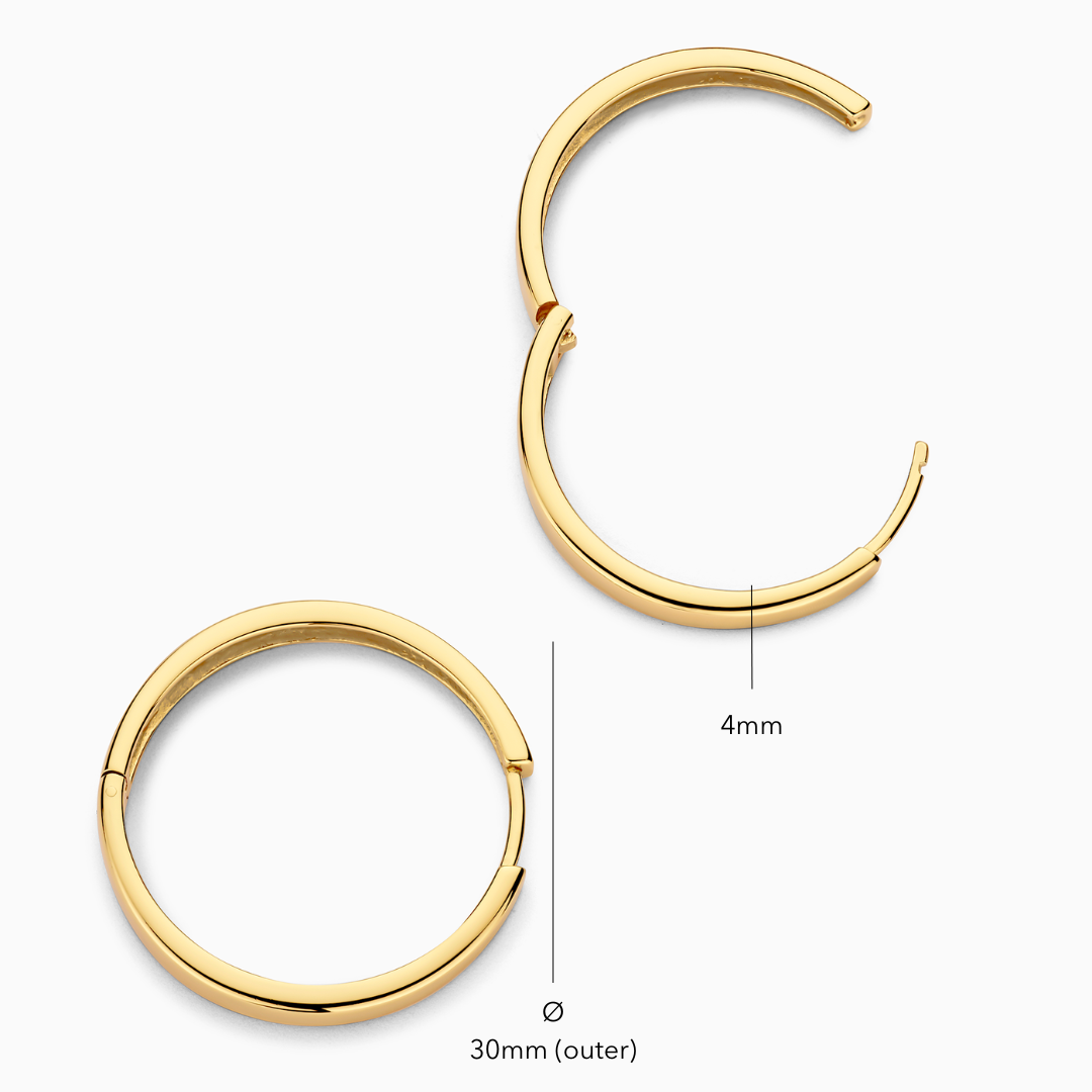 Gia Statement Creolen | Goud