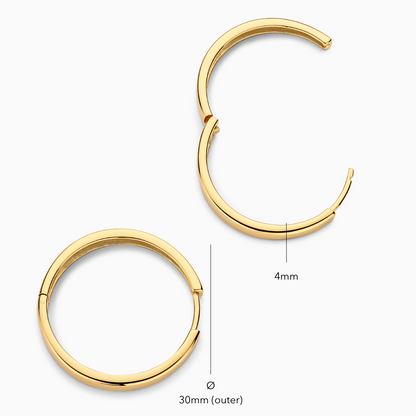 Gia Statement Creolen | Goud