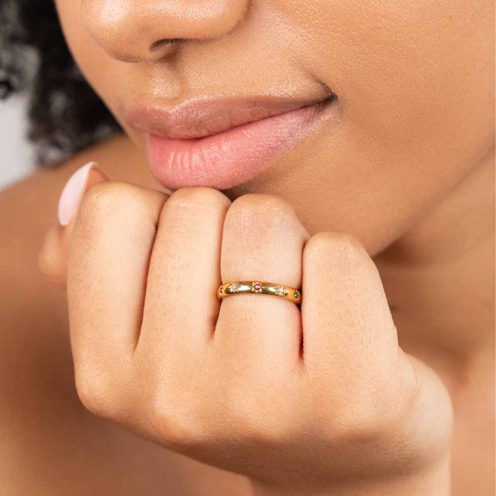 Tali Regenboog Kristallen Ring