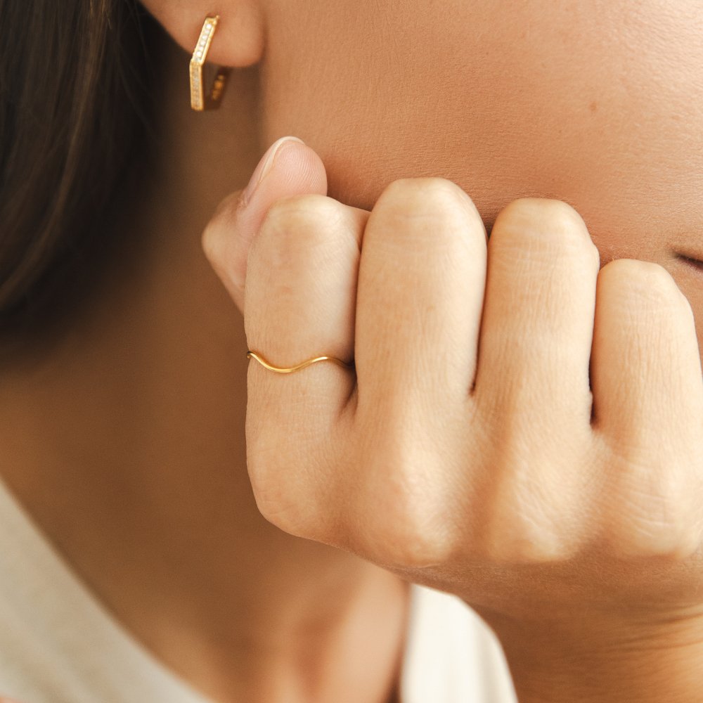 Tina Gouden Stapelring