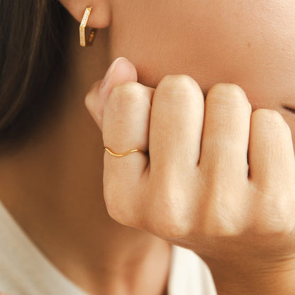 Tina Gouden Stapelring